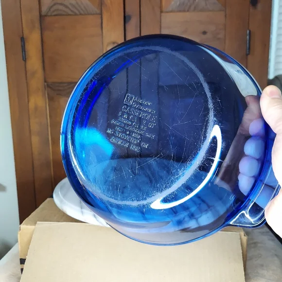 Cobalt Blue Casserole Dish - Picture 16 of 17